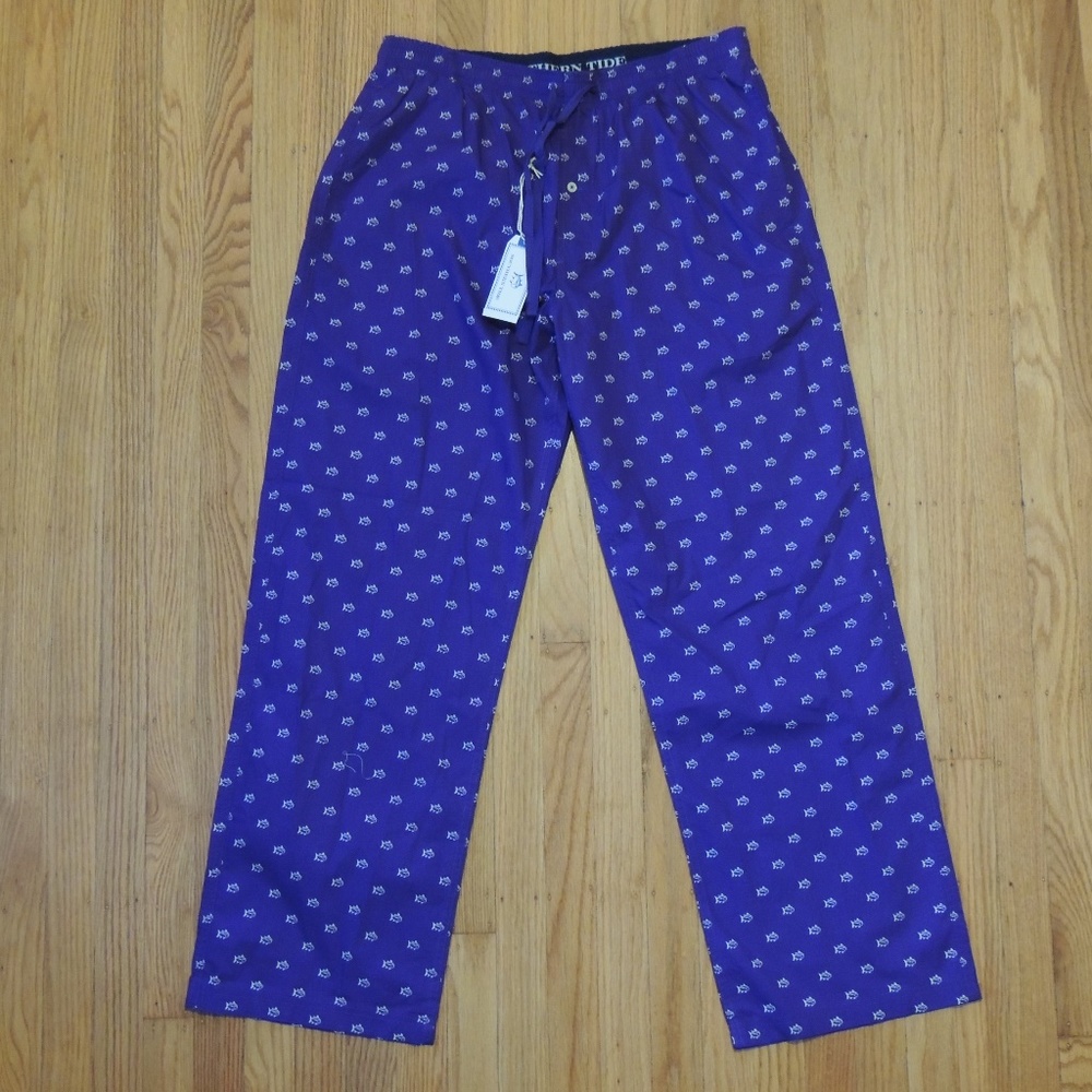 Southern Tide Lounge Pajama Pants Fish All Over
